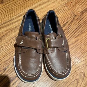 Gently used Nautica boys shoes